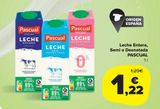 Oferta de Leche Entera, Semi o Desnatada PASCUAL  por 1,22€ en Carrefour Market