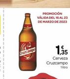 Oferta de Cerveza Cruzcampo en Supermercados El Jamón