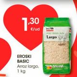 Oferta de Arroz largo eroski por 1,3€ en Eroski