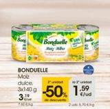 Oferta de Maíz dulce Bonduelle por 3,19€ en Eroski