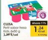 Oferta de Yogur infantil Clesa por 1,24€ en Eroski