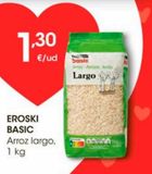 Oferta de Arroz largo eroski por 1,3€ en Eroski