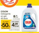 Oferta de Detergente gel Colon por 8,19€ en Eroski