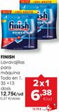 Oferta de Detergente lavavajillas Finish por 12,75€ en Autoservicios Familia