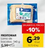 Oferta de Lomos de bacalao Froitomar por 6,29€ en Autoservicios Familia