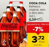 Oferta de Coca-Cola por 3,72€ en Autoservicios Familia