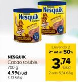 Oferta de Cacao soluble Nesquik por 4,99€ en Autoservicios Familia