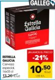 Oferta de Cerveza Estrella Galicia por 10,5€ en Autoservicios Familia