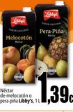 Oferta de NECTAR DE MELOCOTON O PERA-PINA LIBBY'S por 1,39€ en Unide Supermercados