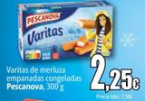 Oferta de Varitas de merluza empanadas congeladas Pescanova por 2,25€ en Unide Market