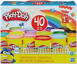 Oferta de Play-Doh - Pack 40 botes de colores por 20,99€ en ToysRus
