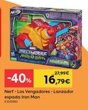 Oferta de Nerf Marvel por 16,79€ en ToysRus