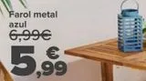 Oferta de Farol metal  por 5,99€ en Carrefour