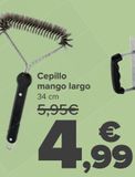 Oferta de Cepillo mango largo por 4,99€ en Carrefour