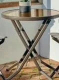 Oferta de Mesa redonda plegable Málaga por 45€ en Carrefour