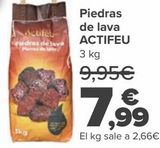 Oferta de Piedras de lava ACTIFEU  por 7,99€ en Carrefour