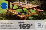 Oferta de Mesa pícnic Paka  por 169€ en Carrefour
