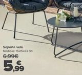 Oferta de Soporte vela  por 5,99€ en Carrefour