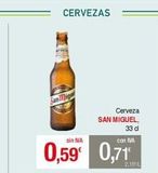 Oferta de Cerveza san en Masymas