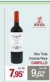 Oferta de Vino tinto Campillo en Masymas