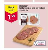 Oferta de Hamburguesas de pavo  en ALDI