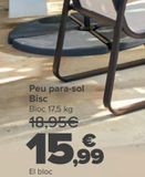 Oferta de Pie parasol Bisc  por 15,99€ en Carrefour