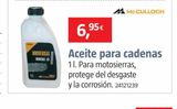 Oferta de Aceite para cadena de motosierra por 6,95€ en BAUHAUS