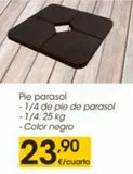 Oferta de Pie de parasol excéntrico por 23,9€ en Eroski