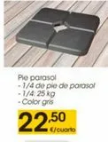 Oferta de Pie de parasol excéntrico por 22,5€ en Eroski