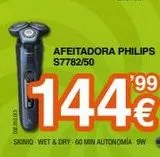 Oferta de Afeitadora Philips por 144€ en Expert