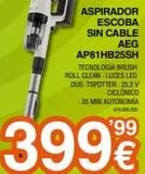 Oferta de Aspirador escoba AEG por 399€ en Expert