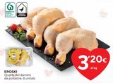 Oferta de Cuartos de pollo eroski por 3,2€ en Caprabo
