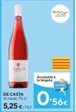 Oferta de Vino rosado de casta por 5,25€ en Caprabo