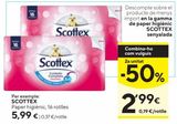 Oferta de Papel higiénico Scottex por 5,99€ en Caprabo