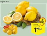 Oferta de Limones por 1,91€ en Caprabo