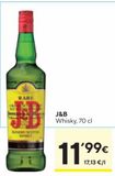 Oferta de Whisky J&B por 11,99€ en Caprabo