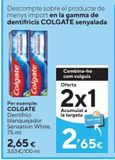 Oferta de Dentífrico blanqueante Colgate por 2,65€ en Caprabo