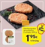 Oferta de Hamburguesas de pollo por 1,95€ en Caprabo