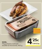 Oferta de Pollo asado Noel por 4,25€ en Caprabo