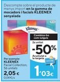 Oferta de Pañuelos de papel Kleenex por 2,05€ en Caprabo