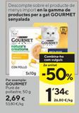 Oferta de Comida para gatos Gourmet por 2,69€ en Caprabo