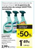 Oferta de Productos de limpieza Sanytol por 2,99€ en Caprabo