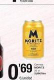 Oferta de Cerveza Moritz en SPAR Fragadis