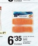 Oferta de Lomos de salmón  en SPAR Fragadis