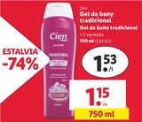 Oferta de Gel de baño Cien por 1,15€ en Lidl