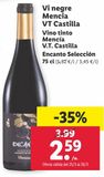 Oferta de Vino tinto Mencía V.T. Castilla por 2,59€ en Lidl