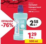 Oferta de Enjuague bucal dentalux por 1,29€ en Lidl
