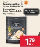 Oferta de Queso rallado Deluxe por 1,79€ en Lidl