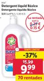 Oferta de Detergente líquido Ariel por 9,99€ en Lidl