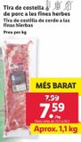 Oferta de Costillas de cerdo por 7,59€ en Lidl